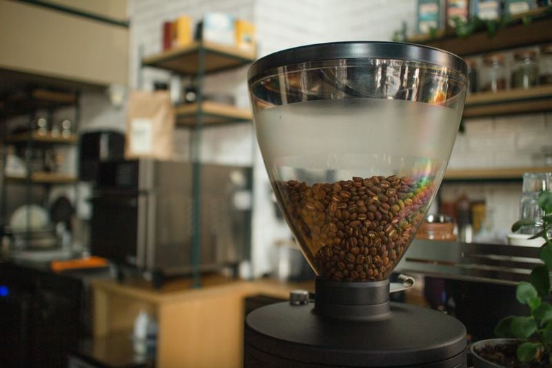 coffee grinder close up