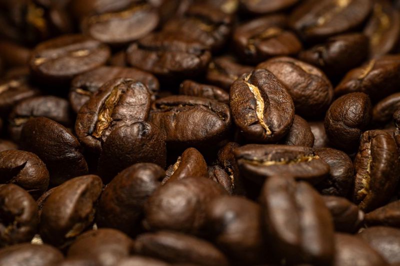 fresh roasted coffee beans